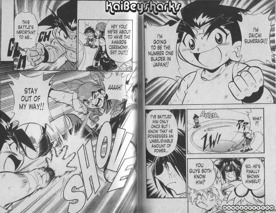 Bakuden Shoot Beyblade Chapter 14.4 8